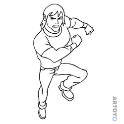 Раскраска Кевин 11 (Кевин Элевин) — А4