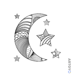 Луны — картинки для печати