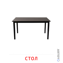 Карточка Домана Стол, чёрно-белый контур