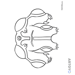 Раскраска Ядро (Cannonbolt), чёрно-белый контур