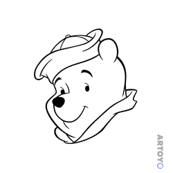 Раскраска Винни-Пух — А4