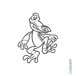 Раскраска Габи из Рио 2 — А4