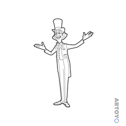 Раскраска Лоренс — А4