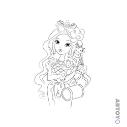 Раскраска «Брайер Бьюти» из категории Ever After High