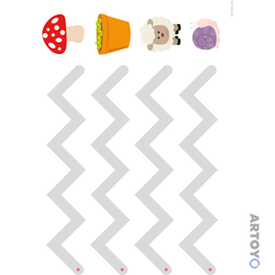 Лабиринт «Весна» из категории Лабиринты для малышей 2-3 лет