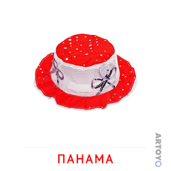 Карточка Домана Панама, чёрно-белый контур