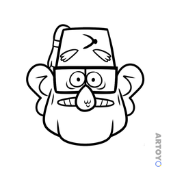 Раскраска Стэн — А4