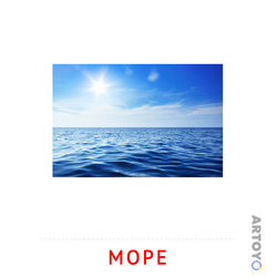 Карточка Домана Море, чёрно-белый контур