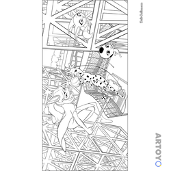 Раскраска «Леди Баг, Рена Руж, Тикки и Триккс» из категории Леди Баг и Супер Кот