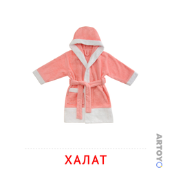 Карточка Домана Халат, чёрно-белый контур
