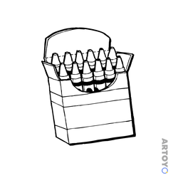 Мелки — раскраска для распечатки