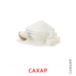 Карточка Домана Сахар, чёрно-белый контур