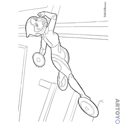 Раскраска Томаго — А4