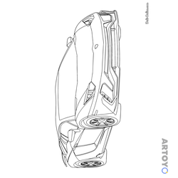 Машины Ламборгини: раскраска Ламборгини Aventador